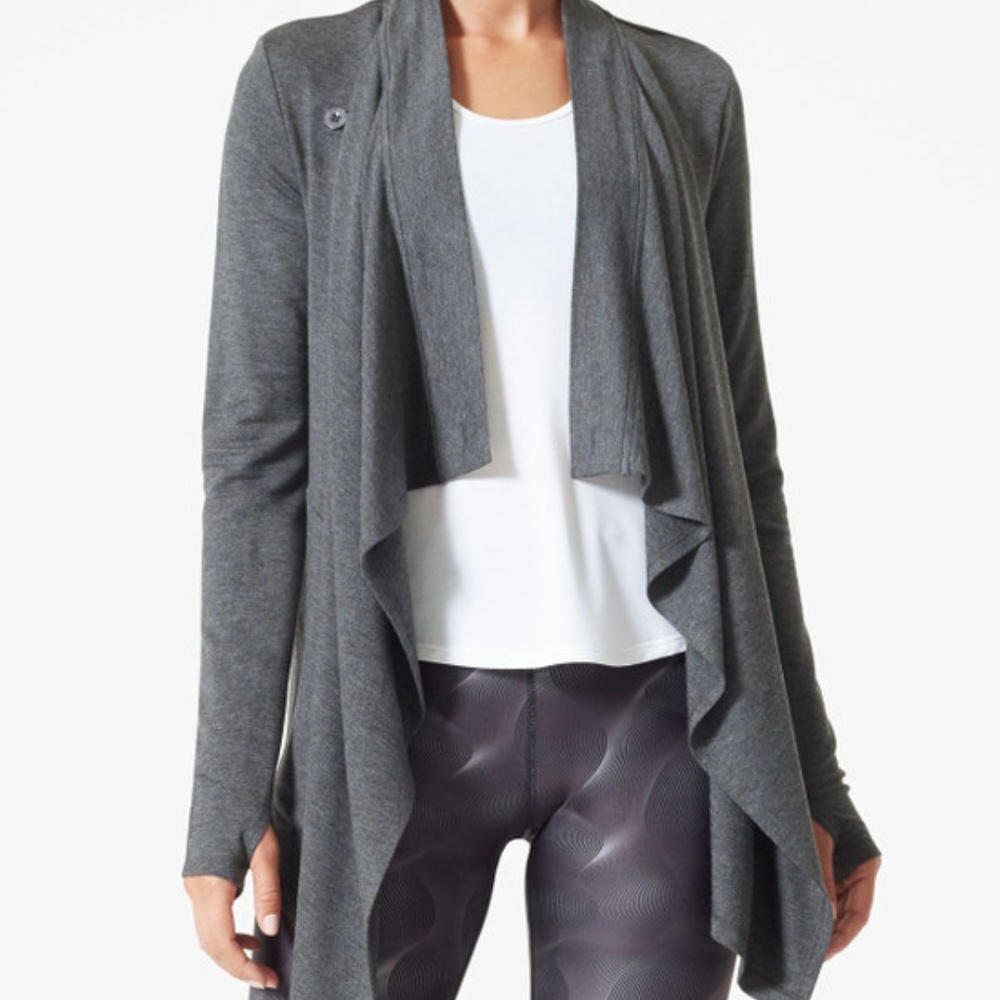 Cardigan Cover Up - Wisdom - Heather Charcoal